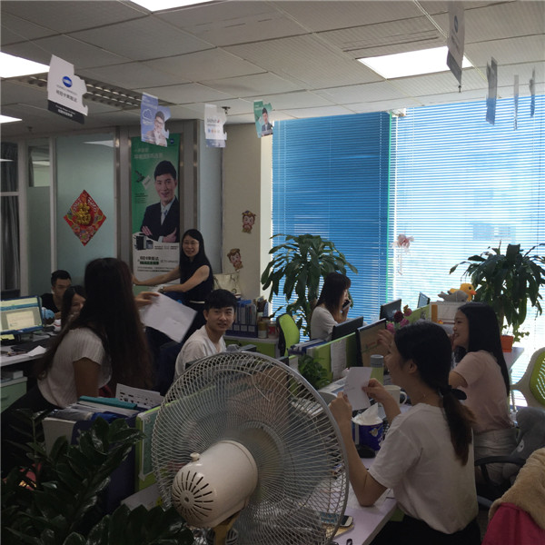 彩色复印机快印科颐办公不一样的同事迎新会